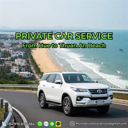 Hue to Thuan An Beach Private Car